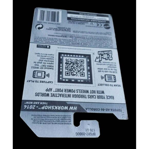 2014 Hot Wheels TOYOTA AE-86 COROLLA Silver ZAMAC 006 2014 HW Workshop #222 1:64 - Picture 13 of 14